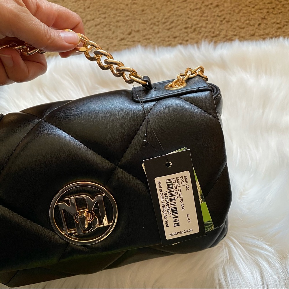 Badge Mischka vegan leather black purse - Picture 12 of 12